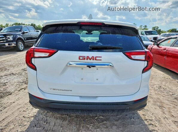 3GKALMEG2RL250482 2024 GMC TERRAIN White Вид ззаду