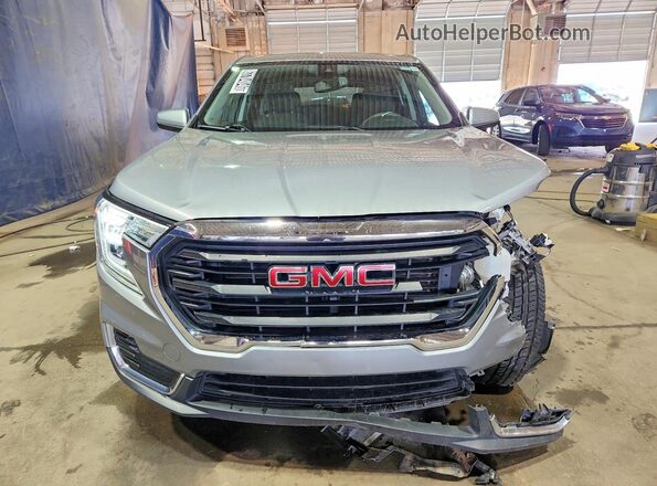 3GKALMEG2RL351537 2024 GMC TERRAIN Silver Front view