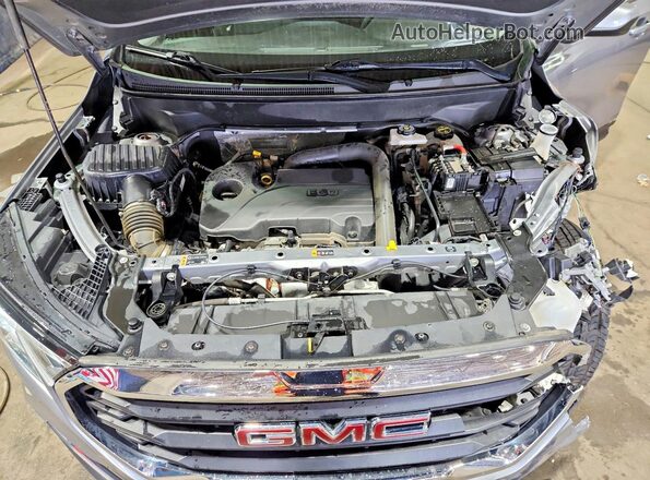 3GKALMEG2RL351537 2024 GMC TERRAIN Silver Engine compartment view