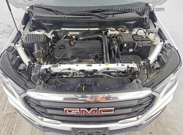 3GKALMEG3RL260681 2024 GMC TERRAIN White ძრავის განყოფილების ხედი