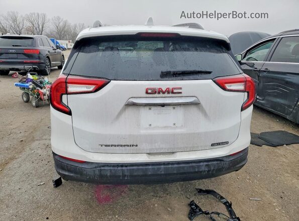 3GKALMEG4PL129806 2023 GMC TERRAIN White Widok z tyłu