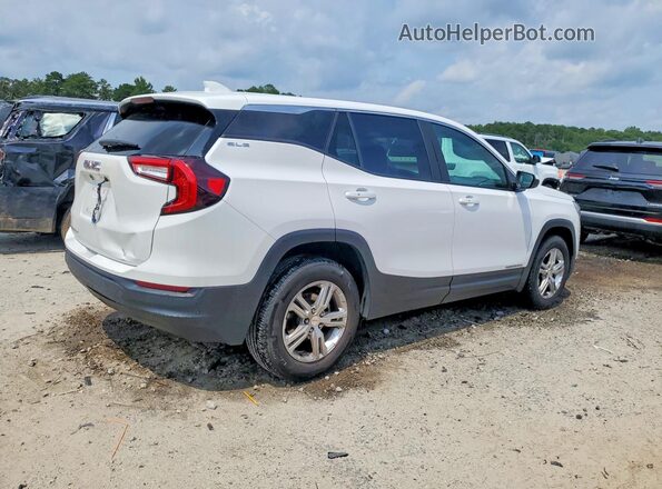 3GKALMEG5RL352407 2024 GMC TERRAIN Белый Задняя правая четверть