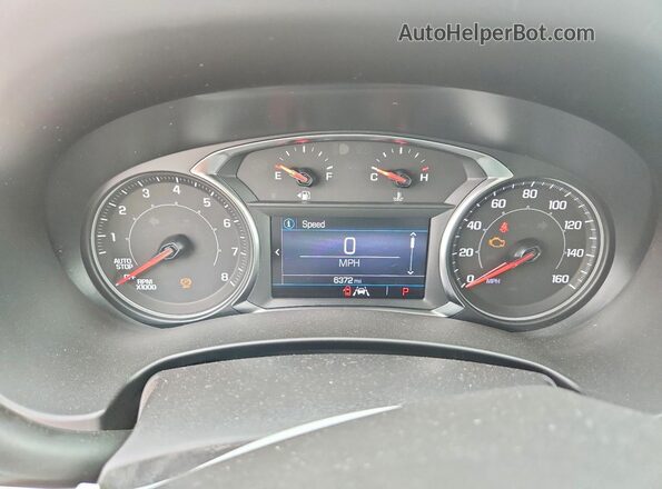 3GKALMEG6PL135946 2023 GMC TERRAIN Белый Вид щитка приборов
