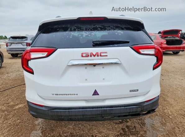 3GKALMEG6PL135946 2023 GMC TERRAIN Белый Вид сзади