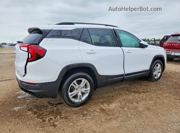 3GKALMEG6PL135946 2023 GMC TERRAIN Белый Задняя правая четверть