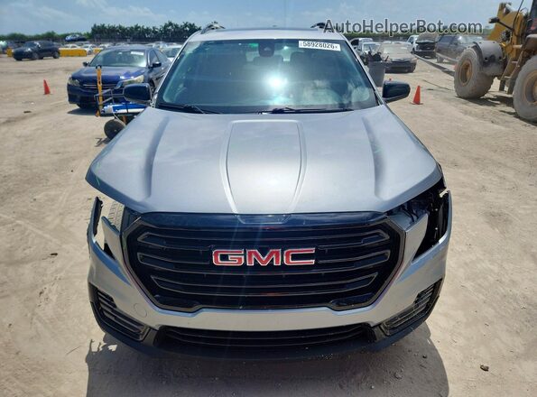 3GKALMEG6PL272062 2023 GMC TERRAIN Silver Դիմացի տեսք