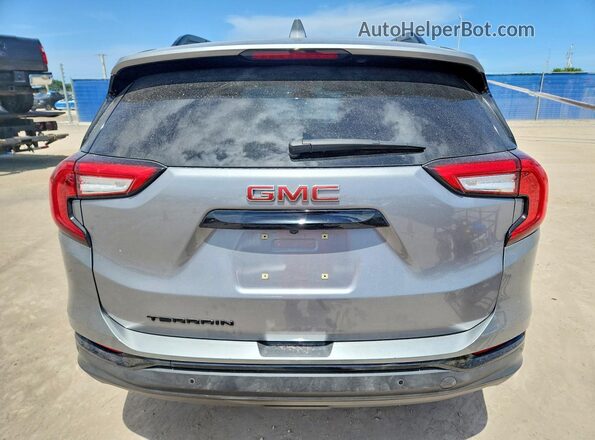 3GKALMEG6PL272062 2023 GMC TERRAIN Silver Հետևի տեսք