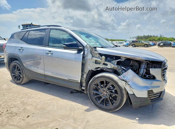 3GKALMEG6PL272062 2023 GMC TERRAIN Silver Առջևի աջ