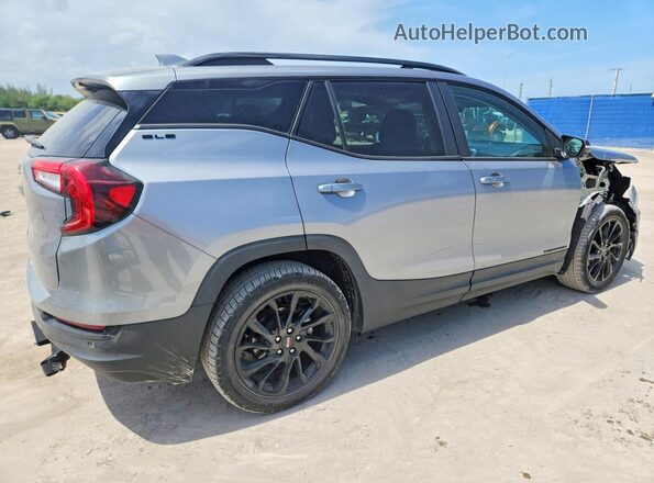 3GKALMEG6PL272062 2023 GMC TERRAIN Silver Հետևի աջ