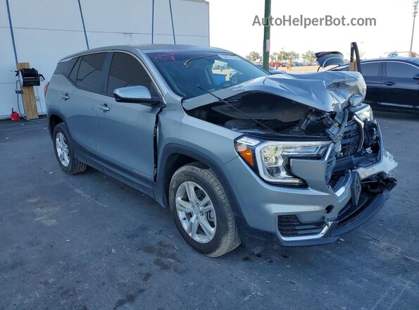 3GKALMEG6RL316323 2024 GMC TERRAIN Gray Przód prawy