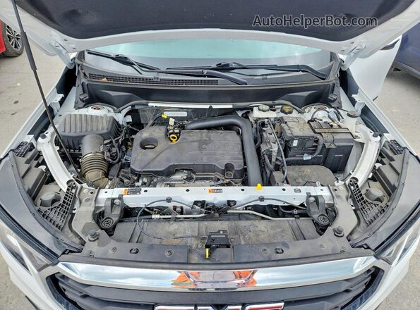 3GKALMEG6RL323370 2024 GMC TERRAIN White Vista del compartimento del motor