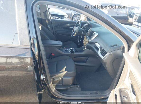 3GKALMEG6RL345675 2024 GMC TERRAIN Black Widok wnętrza z przodu
