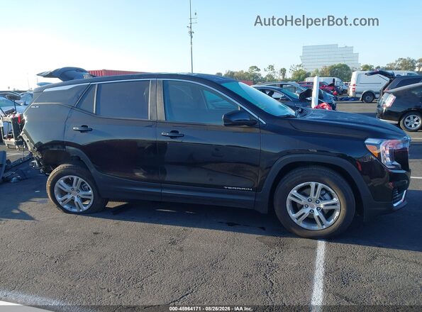 3GKALMEG6RL345675 2024 GMC TERRAIN Black Widok wnętrza 360 stopni