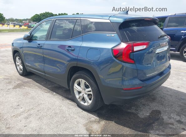 3GKALMEG6RL366493 2024 GMC TERRAIN Blue Հետևի ձախ