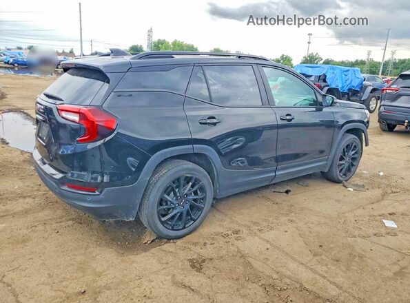 3GKALMEG7RL158056 2024 GMC TERRAIN Black უკანა მარჯვენა