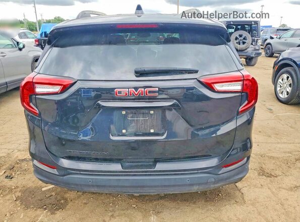 3GKALMEG7RL158056 2024 GMC TERRAIN Black უკანა ხედი