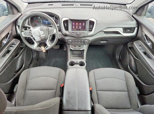 3GKALMEG7RL327802 2024 GMC TERRAIN Black Առջևի վահանակի տեսք