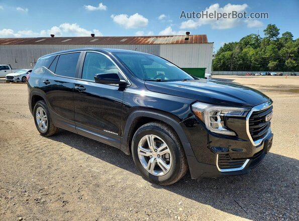 3GKALMEG8RL358878 2024 GMC TERRAIN Черный Передняя правая четверть