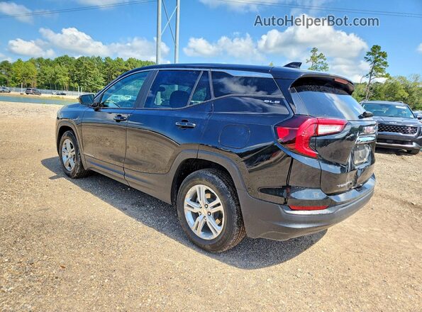 3GKALMEG8RL358878 2024 GMC TERRAIN Черный Задняя левая четверть