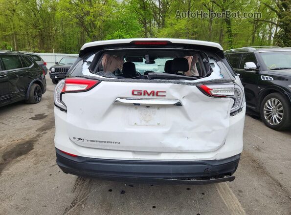 3GKALMEG8RL383585 2024 GMC TERRAIN White Vista trasera