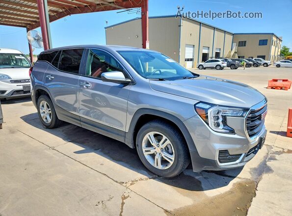 3GKALMEG9RL327056 2024 GMC TERRAIN Серый Передняя правая четверть