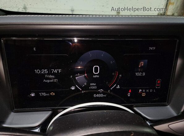 3GKALMEG9TL531007 2026 GMC TERRAIN Черный Вид щитка приборов