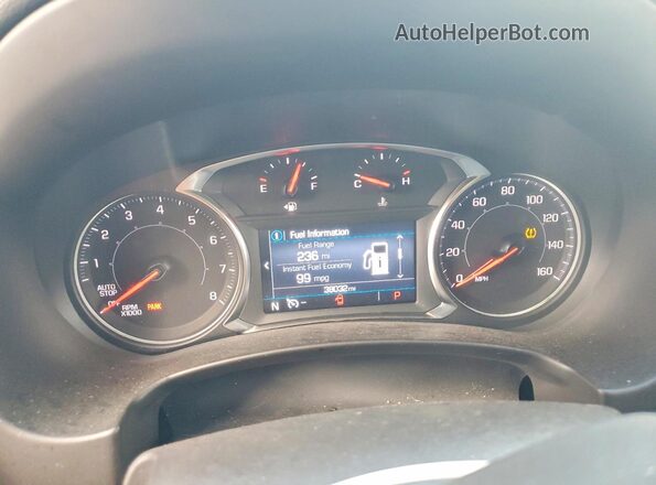 3GKALMEGXPL171851 2023 GMC TERRAIN Silver Вид щитка приладів