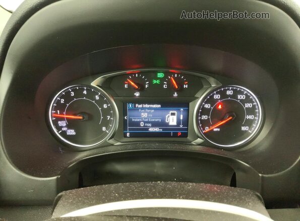 3GKALMEGXRL388044 2024 GMC TERRAIN White Instrument cluster view
