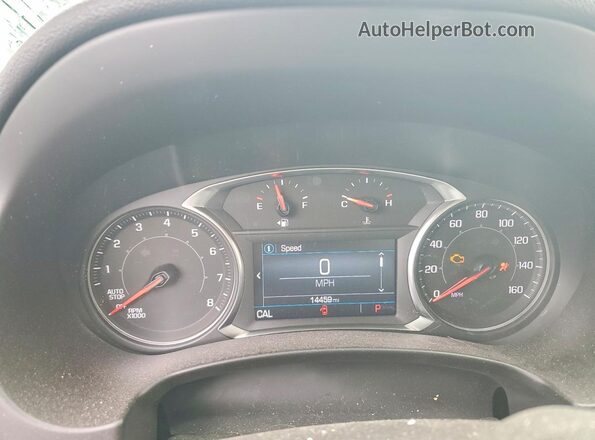 3GKALMEGXRL390781 2024 GMC TERRAIN White Вид щитка приладів