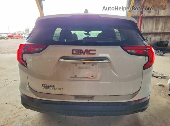 3GKALMEV0JL142185 2018 GMC TERRAIN White Widok z tyłu