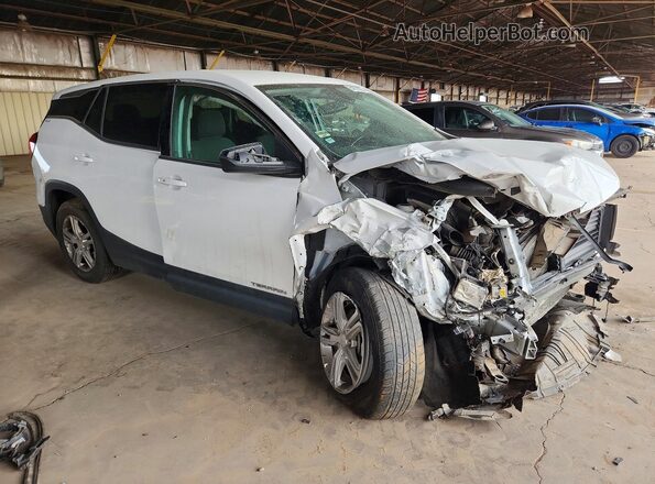 3GKALMEV0JL142185 2018 GMC TERRAIN White Przód prawy