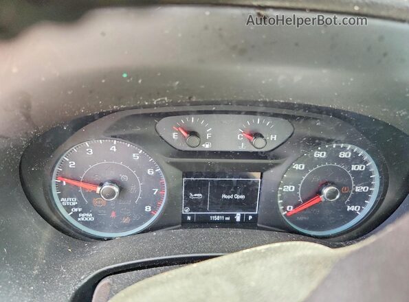 3GKALMEV0JL284777 2018 GMC TERRAIN Black Instrument cluster view