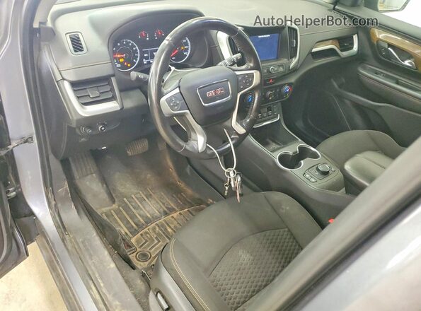 3GKALMEV0JL293706 2018 GMC TERRAIN Gray Widok deski rozdzielczej