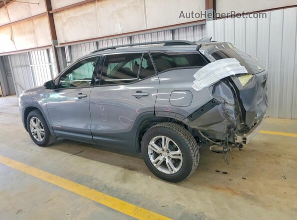 3GKALMEV0JL293706 2018 GMC TERRAIN Gray Tył lewy