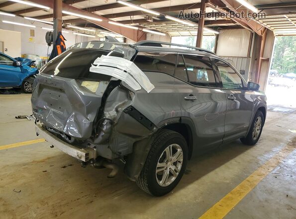 3GKALMEV0JL293706 2018 GMC TERRAIN Gray Tył prawy