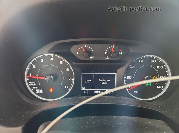 3GKALMEV0JL380859 2018 GMC TERRAIN Charcoal Вид щитка приладів