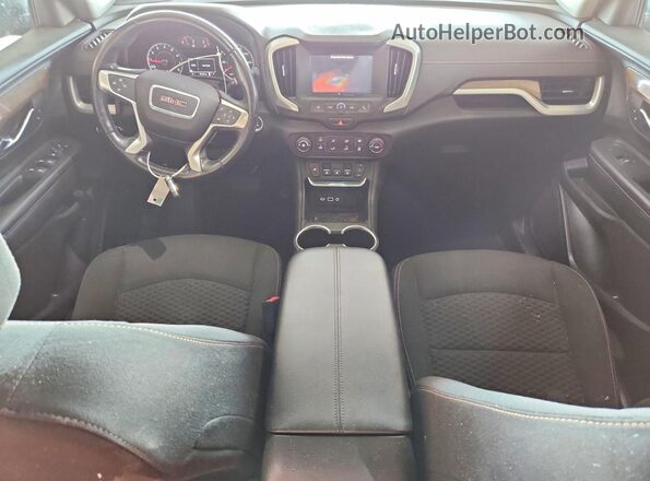 3GKALMEV0JL380859 2018 GMC TERRAIN Charcoal Вид панелі приладів