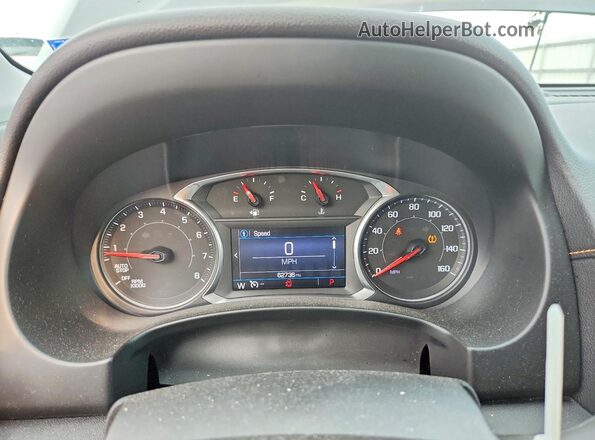 3GKALMEV0KL112217 2019 GMC TERRAIN Gray Вид щитка приладів