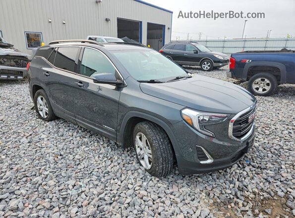 3GKALMEV0KL112217 2019 GMC TERRAIN Gray Передня права чверть