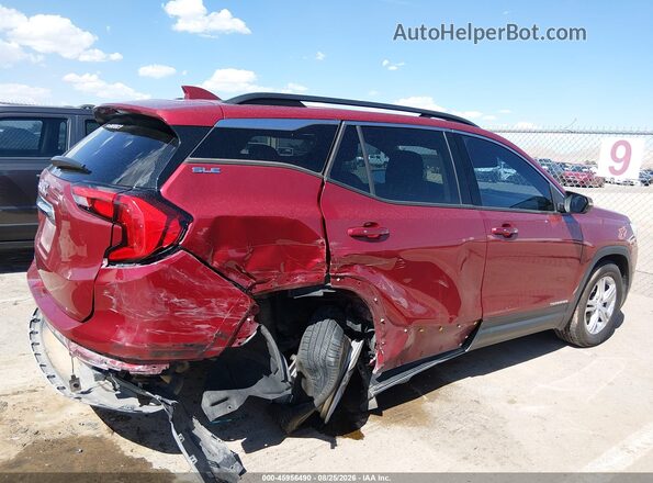 3GKALMEV0KL192974 2019 GMC TERRAIN Red უკანა სალონის ხედი