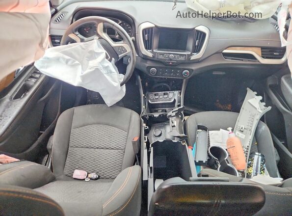 3GKALMEV0KL241302 2019 GMC TERRAIN White Вид панелі приладів