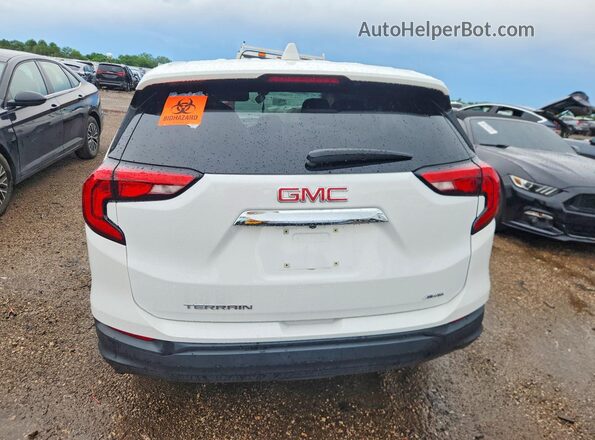 3GKALMEV0KL241302 2019 GMC TERRAIN White Вид ззаду