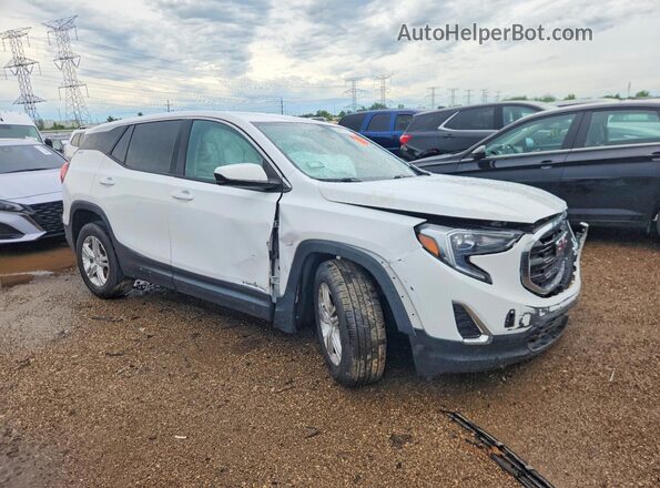 3GKALMEV0KL241302 2019 GMC TERRAIN White Передня права чверть