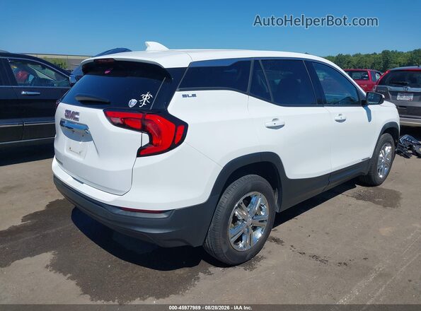 3GKALMEV0LL185878 2020 GMC TERRAIN Белый Задняя правая четверть