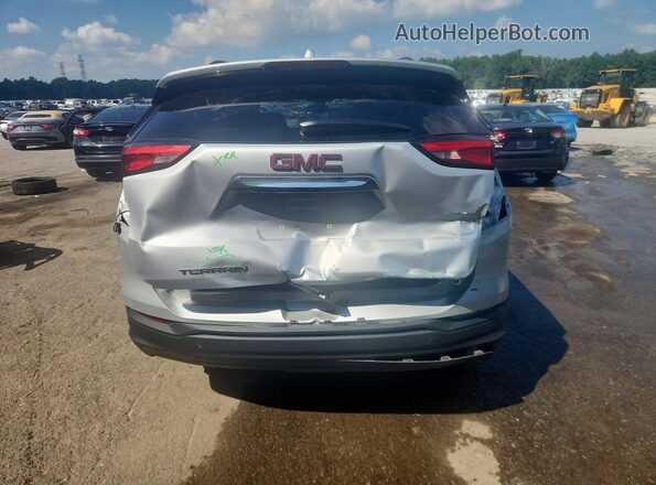 3GKALMEV0LL198582 2020 GMC TERRAIN Silver Հետևի տեսք