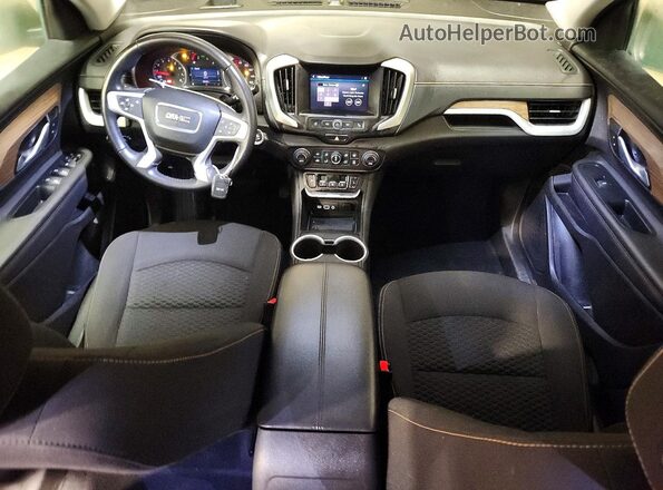 3GKALMEV0ML339734 2021 GMC TERRAIN Gray Առջևի վահանակի տեսք
