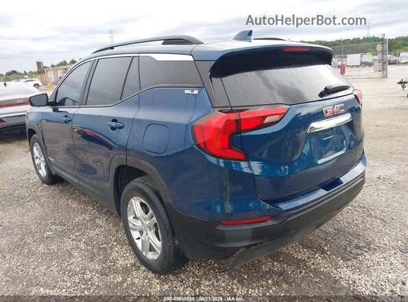 3GKALMEV0ML367274 2021 GMC TERRAIN Blue Rear left