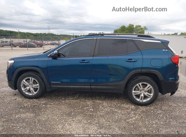 3GKALMEV0ML367274 2021 GMC TERRAIN Blue 360 interior view