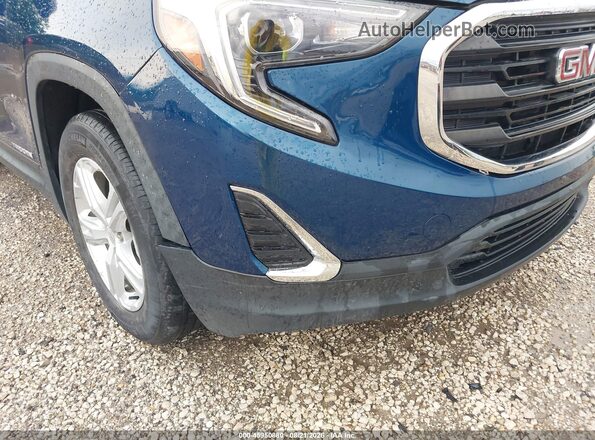 3GKALMEV0ML367274 2021 GMC TERRAIN Blue Front view