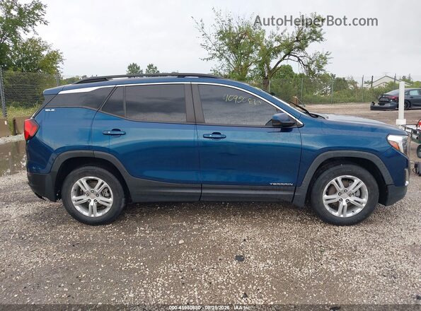 3GKALMEV0ML367274 2021 GMC TERRAIN Blue Rear interior view